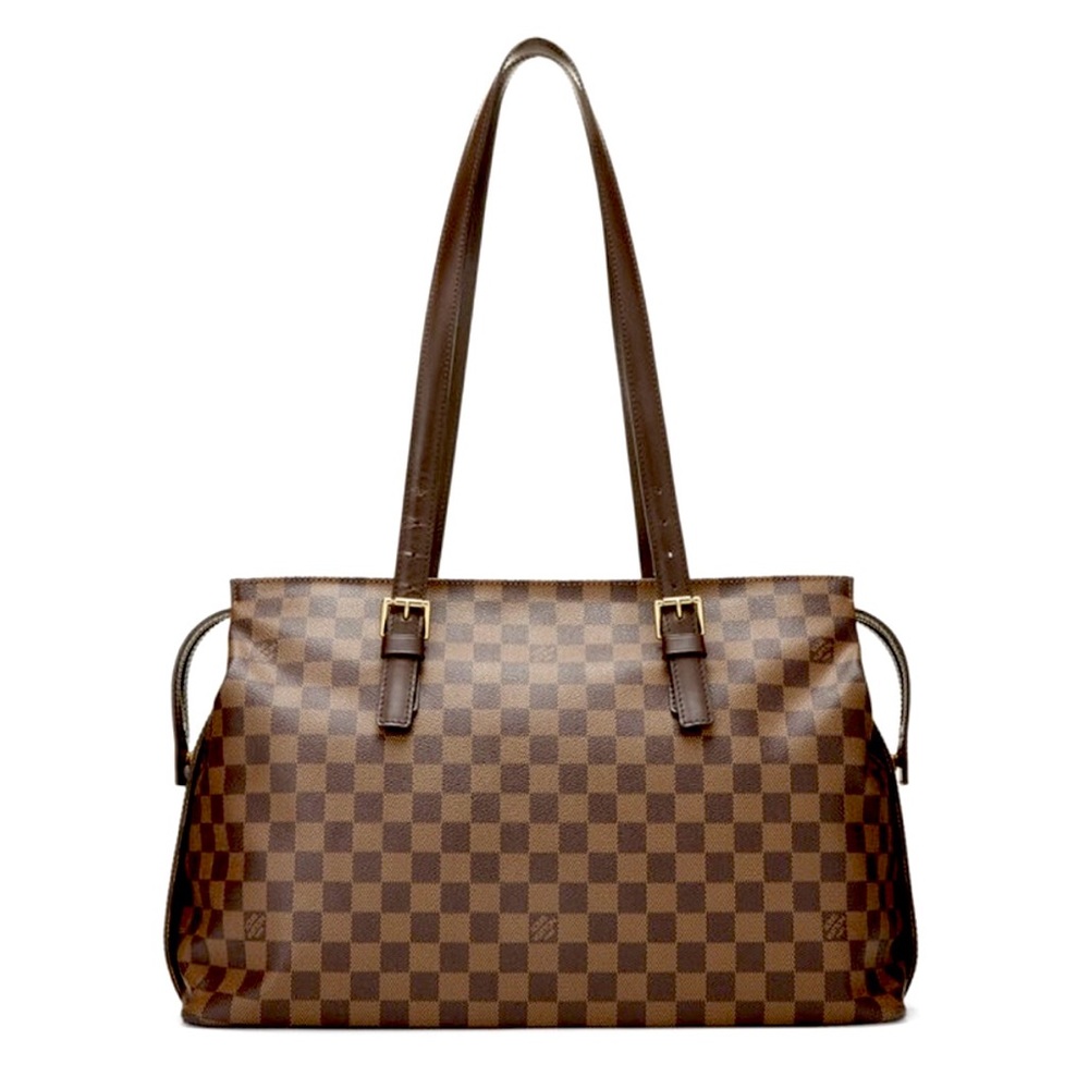 LOUIS VUITTON Damier Ebene Shoulder Bag
